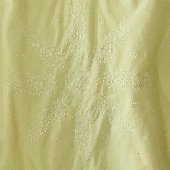 J crew pale yellow midi dress - Picture 3 of 3